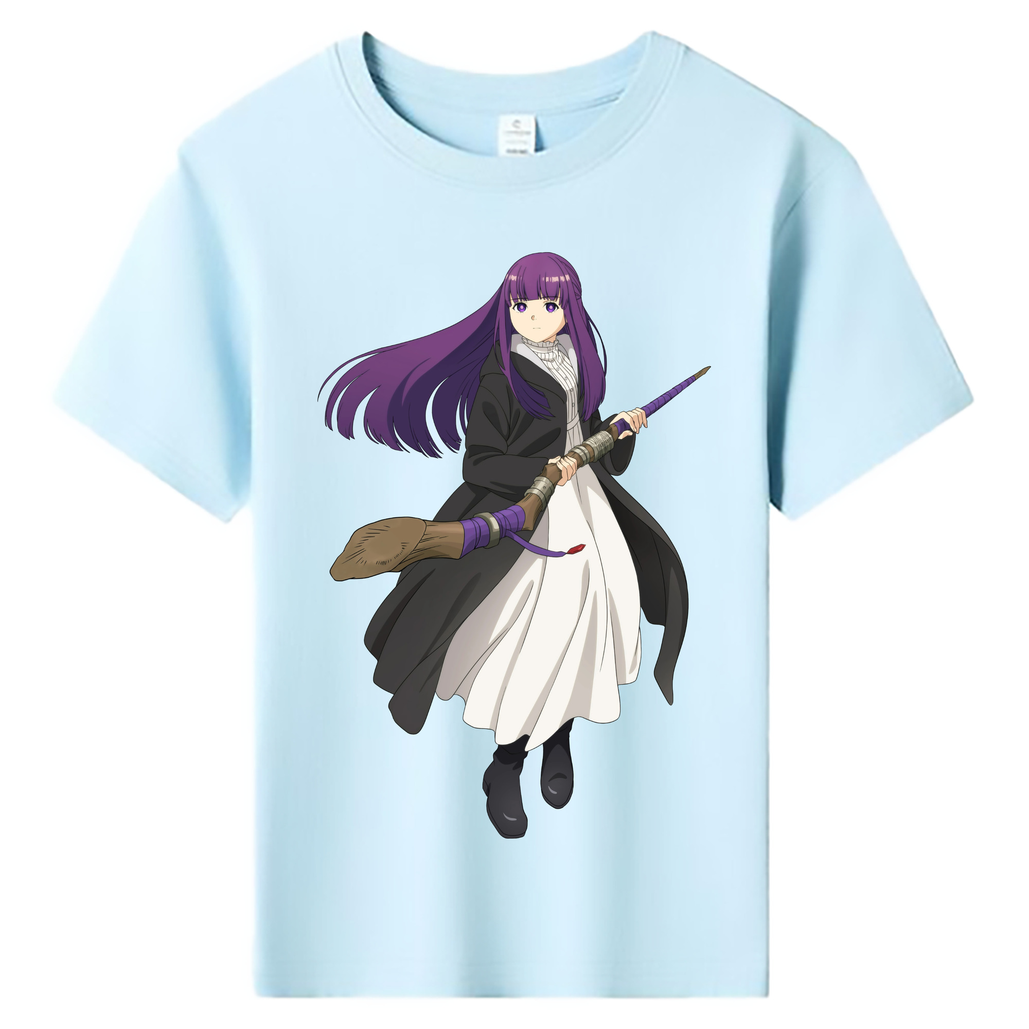 （画像用） 葬送のフリーレン Frieren 綿100％キッズTシャツ（フロントプリント）